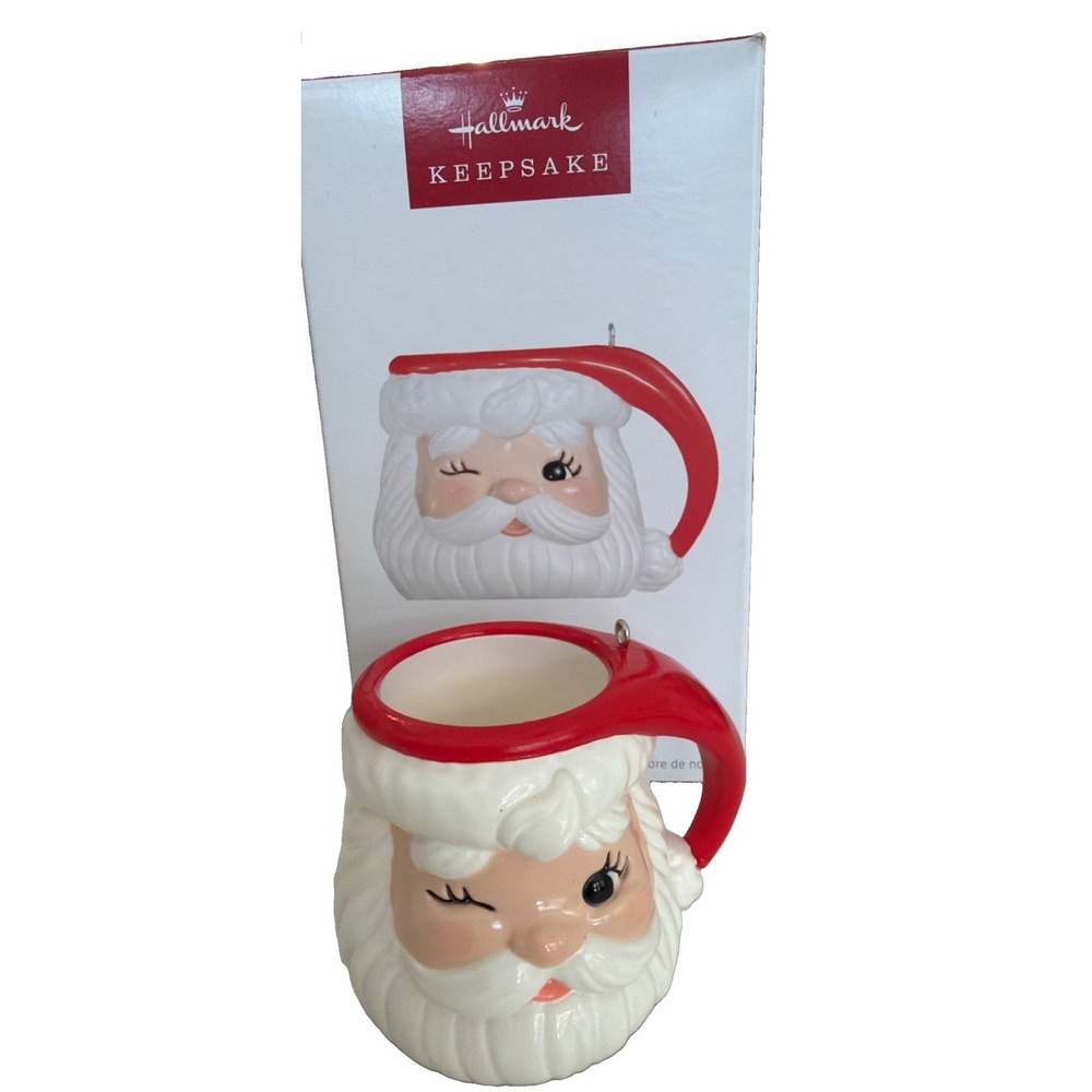 Hallmark Keepsake Ornament - Winking Santa 'Jolly Mug' - 2025 W/box